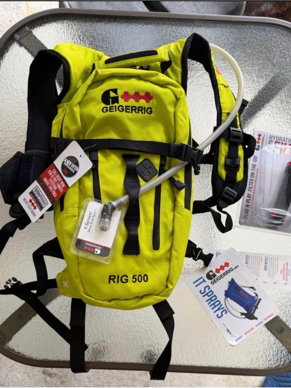 RIG 500 Hydration Pack - High-Visibility Yellow